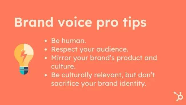 brand voice pro tips 